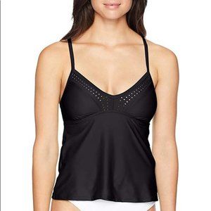 COASTAL BLUE LASER CUT TANKINI TOP 🌊💕